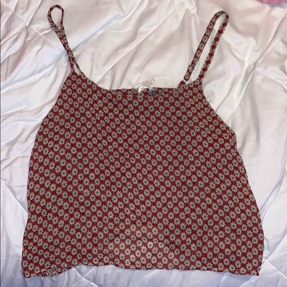 A flower summer tank top